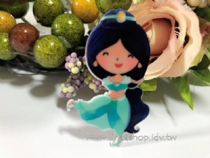 T3246-公主 壓克力貼片/貼飾/飾品配件